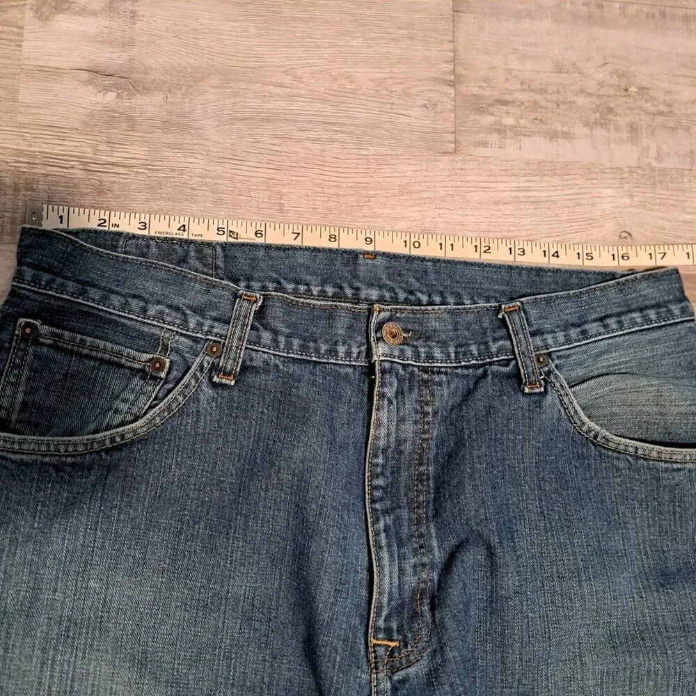 Polo Ralph Lauren RL Denim Ashmore Jeans 35x28* Original Straight Leg‎ Blue Jean